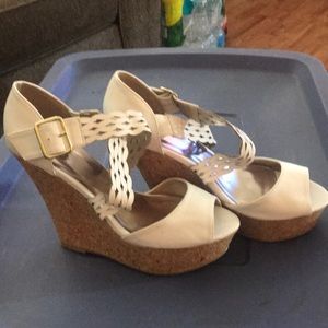 Open toe wedges